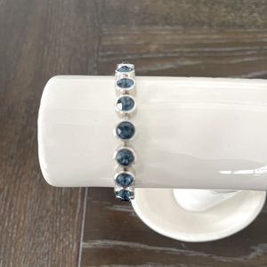 Montana Ice Bracelet by Touchstone Crystal Swarovski, rhodium plating